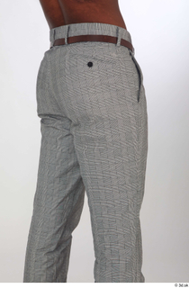 Kavan brown belt casual dressed grey trousers thigh 0006.jpg